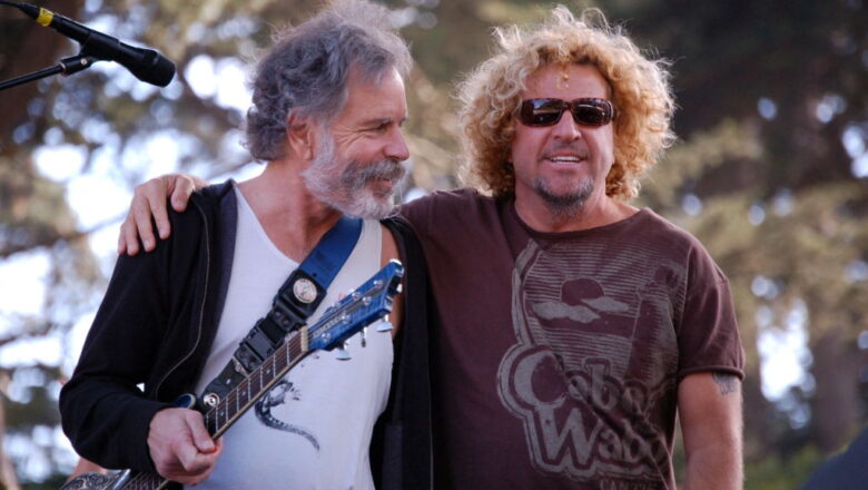 Sammy Hagar and Bobby Weir